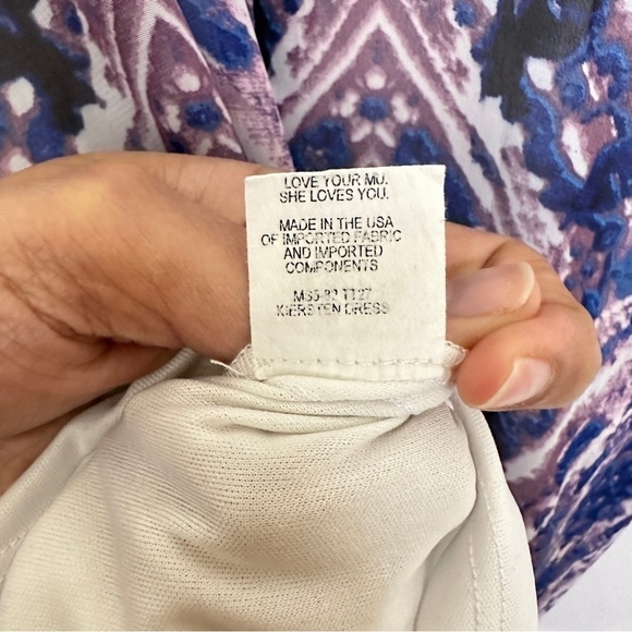 Show Me Your Mumu Women's Kiersten Purple Haze V Neck Sleeveless Maxi Dress sz S - Picture 13 of 14